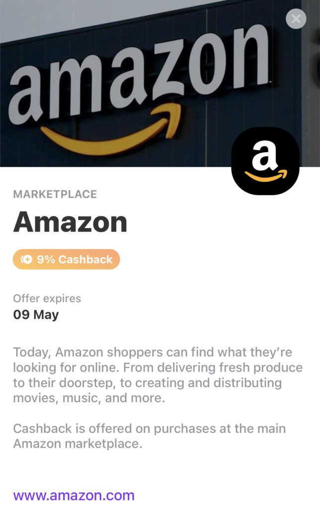 9 procent cashback (korting) op alles te koop via Amazon waaronder Nutrilon 1 en 2
