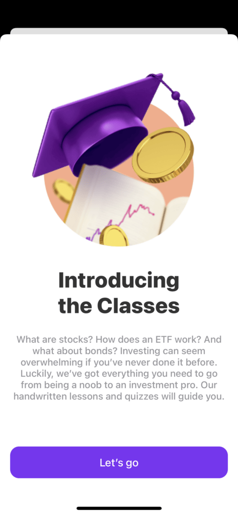 Nieuw - Vivid Classes in de gratis Vivid Money app om te leren beleggen